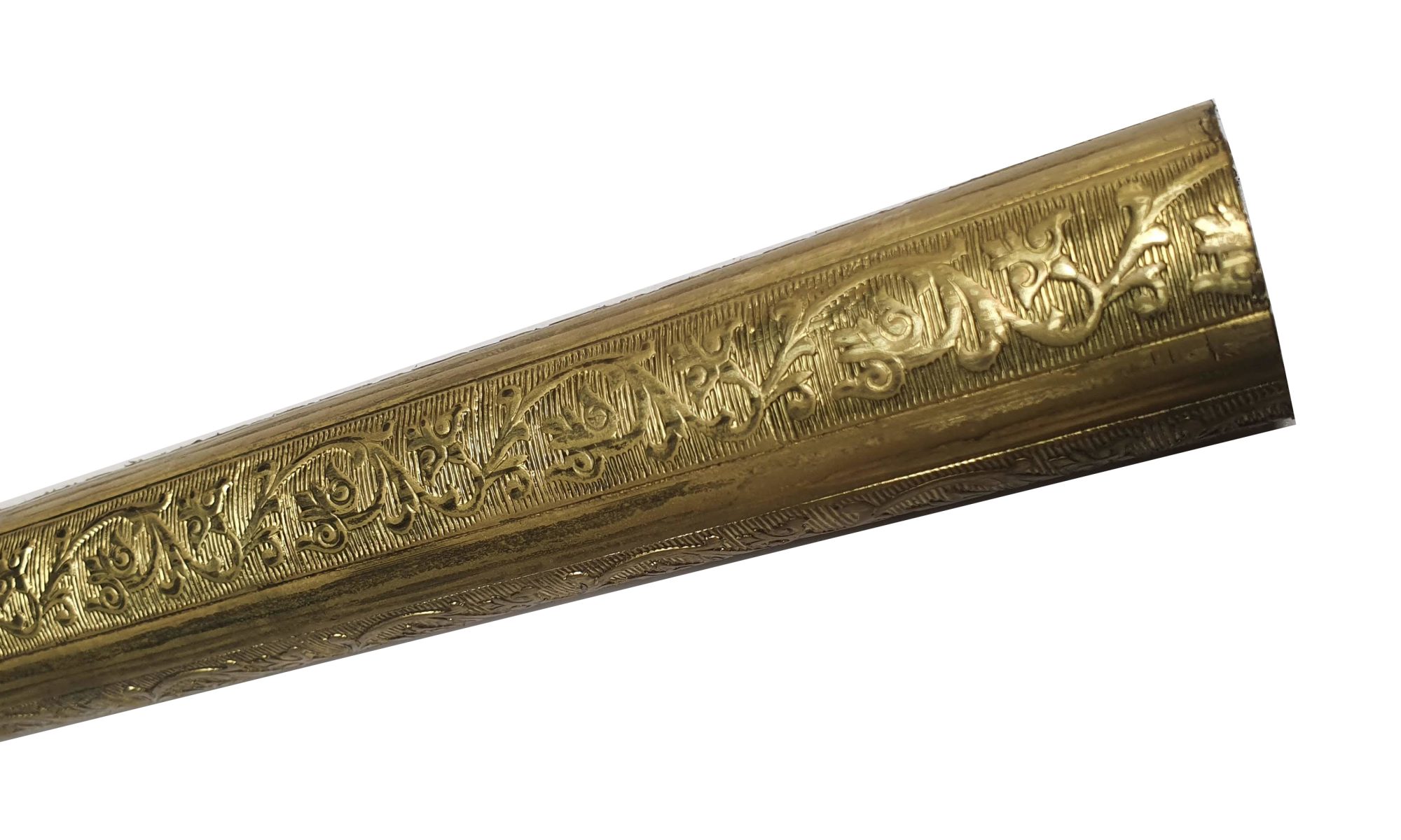 garland embossed brass tube