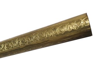 garland embossed brass tube